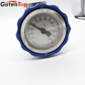 Gutentop 3/4 Zoll vernickelt BSP Gewindeenden Messing Kugelhahn mit Thermometer